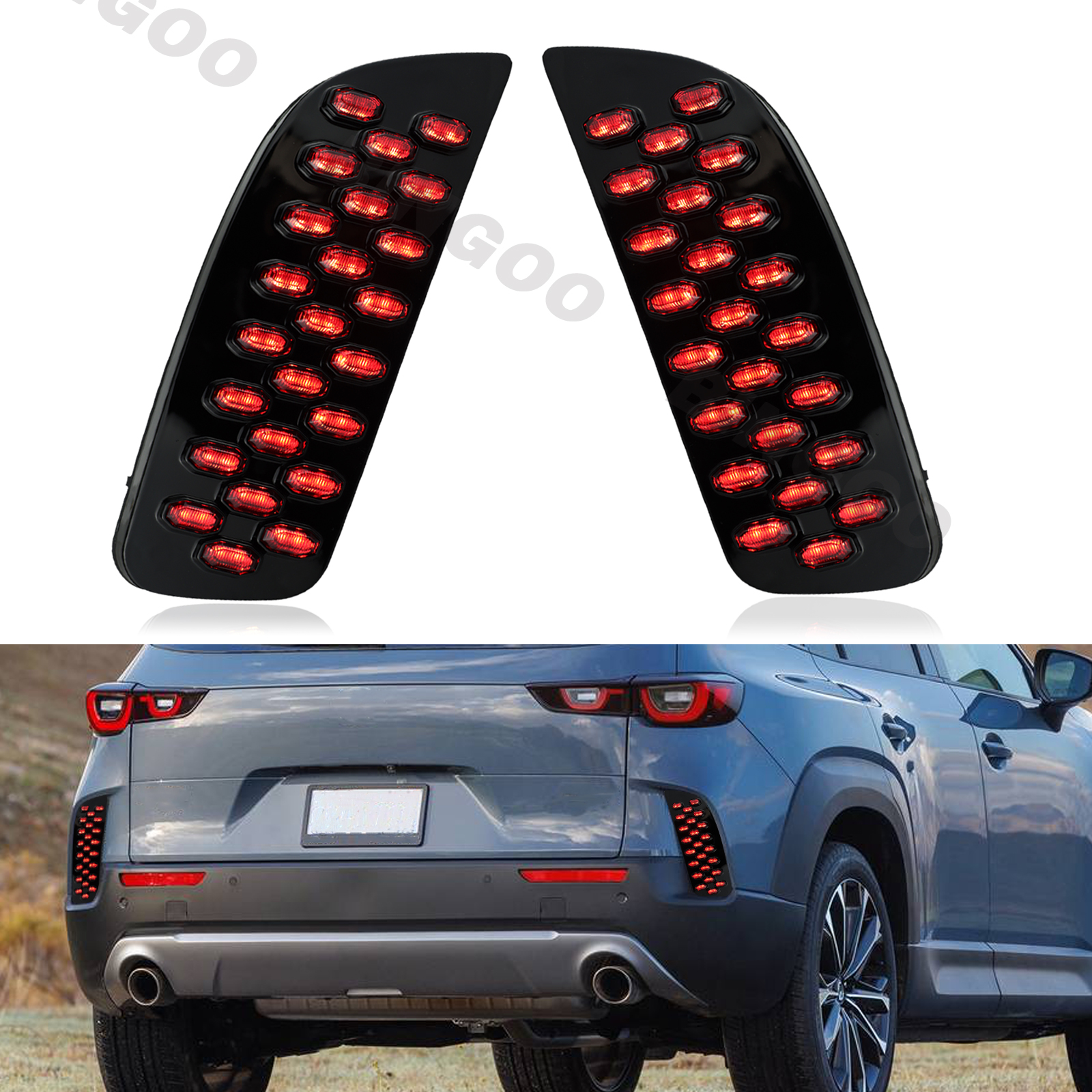 LED Tail Lights For Mazda CX-50 CX50 2023-24 Rear Bumper Brake